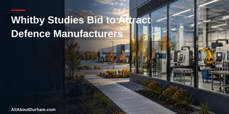 Whitby Studies Bid to Attract Defence Manufacturers Whitby Studies Bid to Attract Defence Manufacturers — AllAboutDurham.com featured image