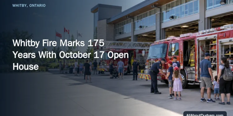 Whitby Fire Marks 175 Years With October 17 Open House — AllAboutDurham.com featured image