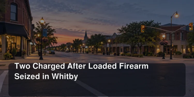 Two Charged After Loaded Firearm Seized in Whitby