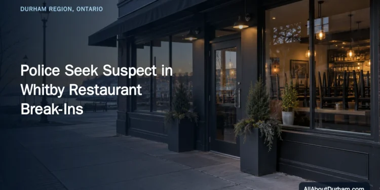 Police Seek Suspect in Whitby Restaurant Break-Ins — AllAboutDurham.com featured image