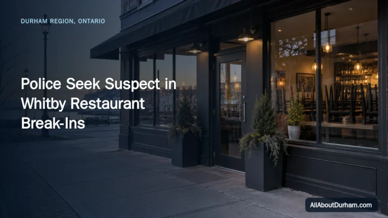 Police Seek Suspect in Whitby Restaurant Break-Ins — AllAboutDurham.com featured image
